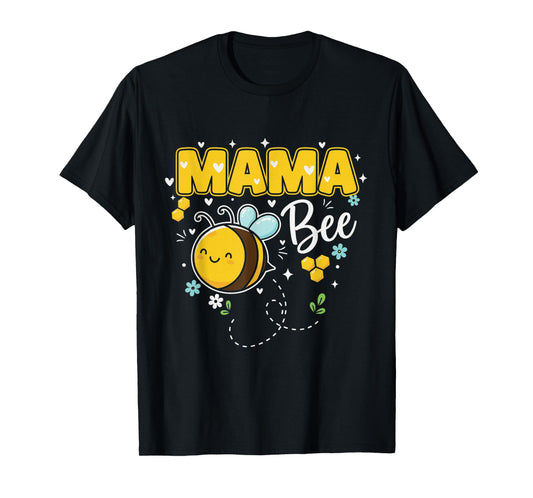 Mama Bee Cute Beekeeping Birthday Party Matching Family T-Shirt