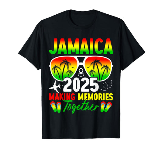 Jamaica Family Reunion 2025 Making Memories Vacation Summer T-Shirt