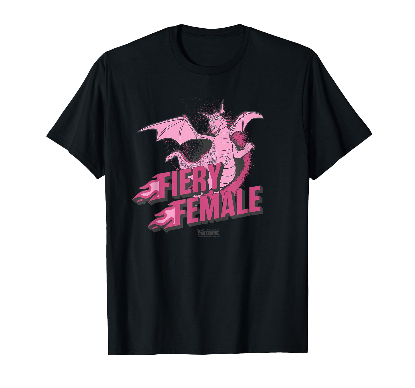 Shrek Dragon Fiery Female T-Shirt