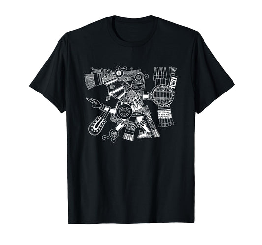 Maya patron deity Tezcatlipoca warrior Aztec Indians Mexico T-Shirt