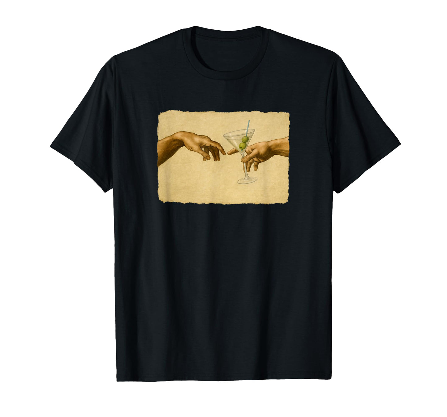 Martini Cocktail Drinker Dry Martini The Creation of Martini T-Shirt