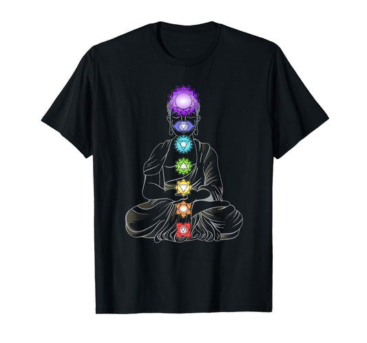 Yoga Meditation Spiritual Body Energy Centres Chakra T-Shirt