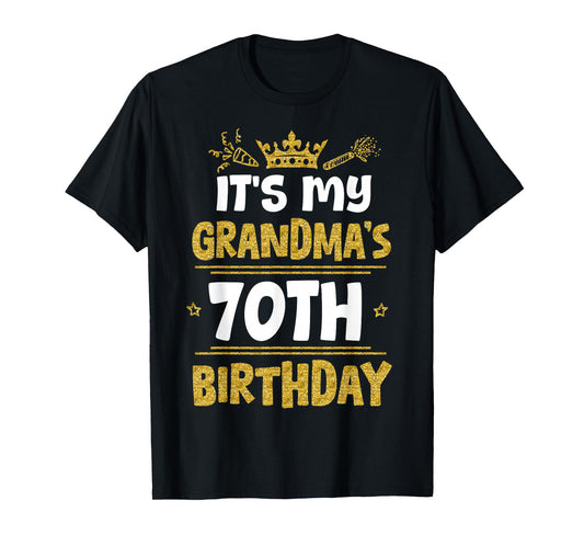 Happy It's My Grandma's 70th Birthday 1955 70 Years Old T-Shirt