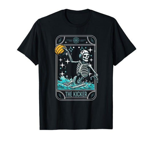Water Polo - Player Waterpolo Sport Skeleton Tarot Card T-Shirt