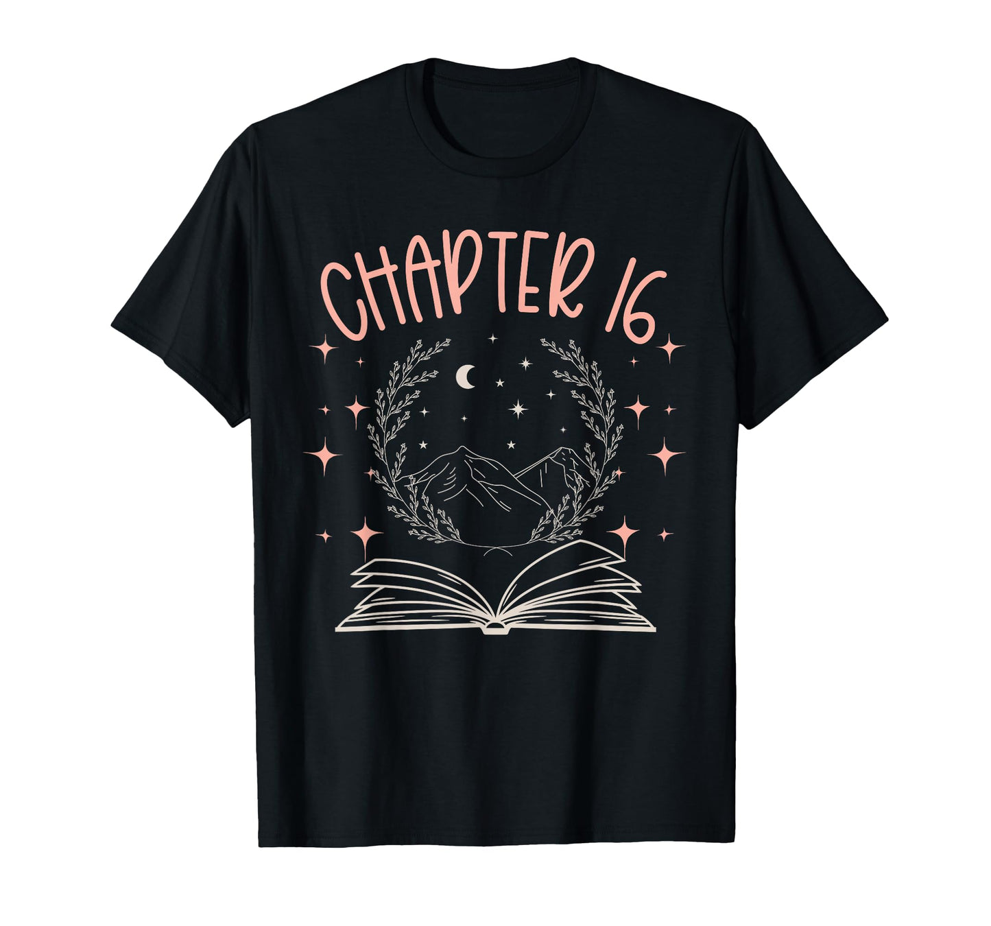 16th Birthday Girls Book Lovers Chapter 16 Its My Birthday T-Shirt