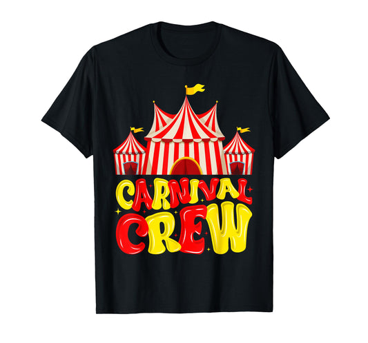 Carnival Crew Funny Circus Staff Costume Circus Theme Party T-Shirt