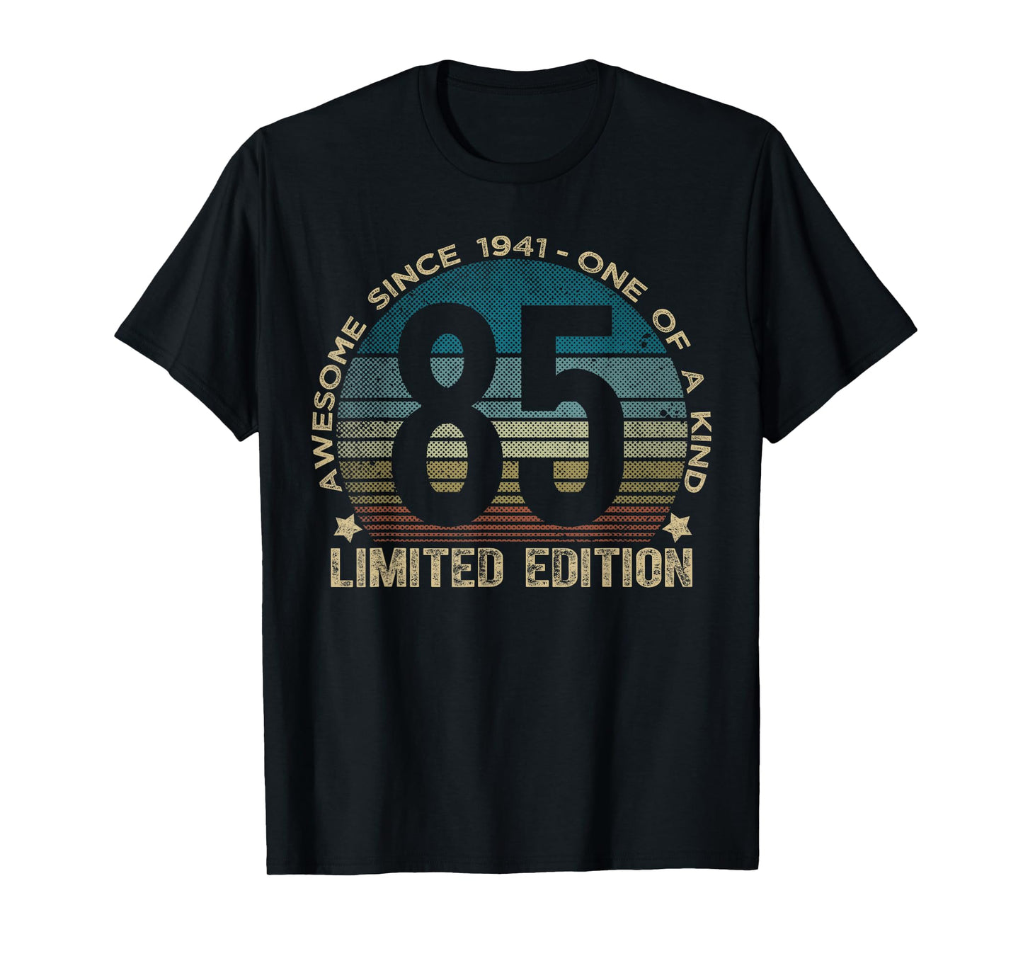 85 Year Old Gifts Vintage 1941 Limited Edition 85th Birthday T-Shirt