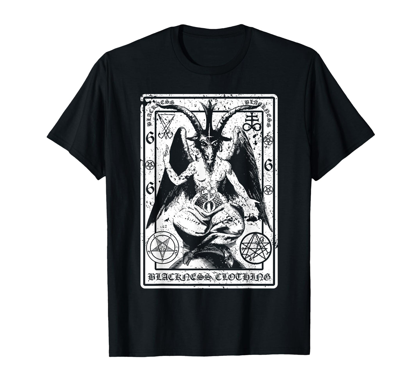 Baphomet Shirt | Satanic Dark Art Evil 666 T-Shirt T-Shirt
