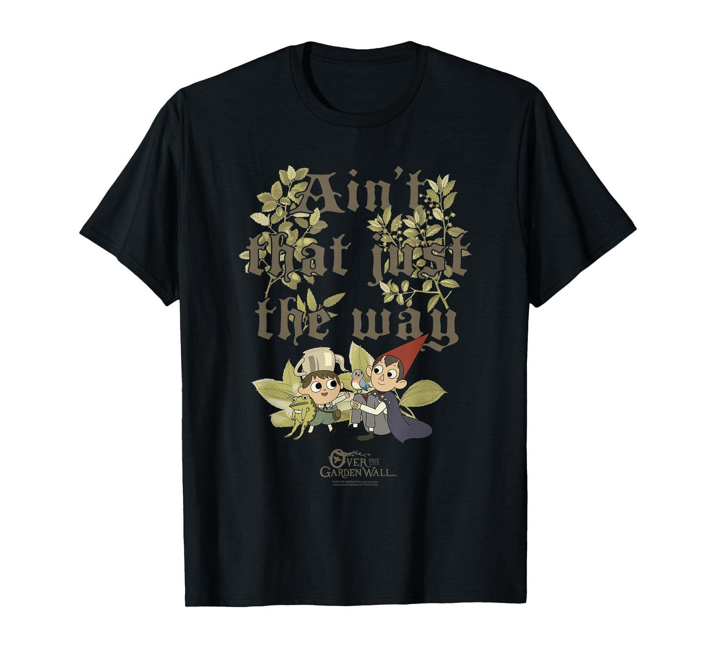 Over The Garden Wall Ain't That Just The Way Leaves Cartoon T-Shirt