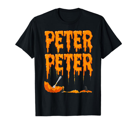 Peter Pumpkin Costume Eater For Couples Matching Halloween T-Shirt