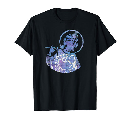 The Divine Flutist Lord Krishna T-Shirt