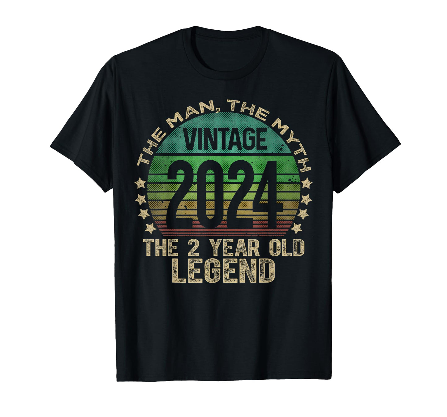 2 Year Old Gifts Vintage 2024 Limited Edition 2nd Birthday T-Shirt