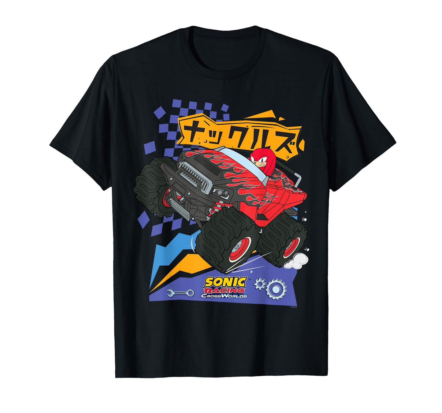 Sonic Racing CrossWorlds - Drive Time Knuckles T-Shirt