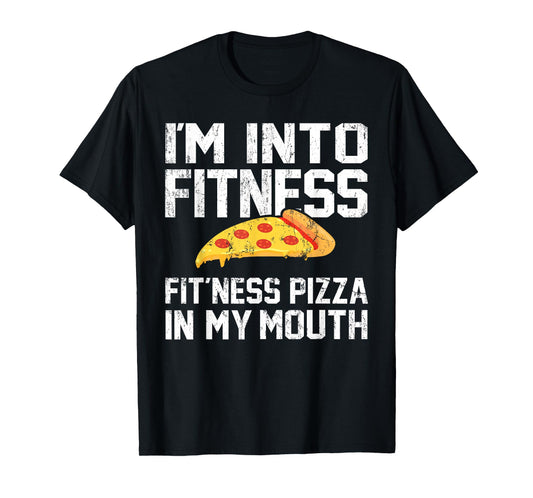 Funny Pizza Art For Men Women Kids Italian Food Pizza Lover T-Shirt