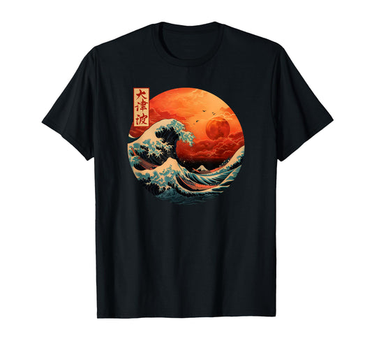 The Great Wave Kanagawa Japanese Streetwear T-Shirt