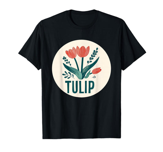 Nice red Tulips for Spring and Summer Plants Fans T-Shirt