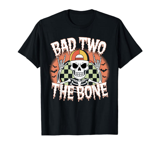 Bad Two the Bone Party 2nd Birthday 2 Years Old Boys Girls T-Shirt