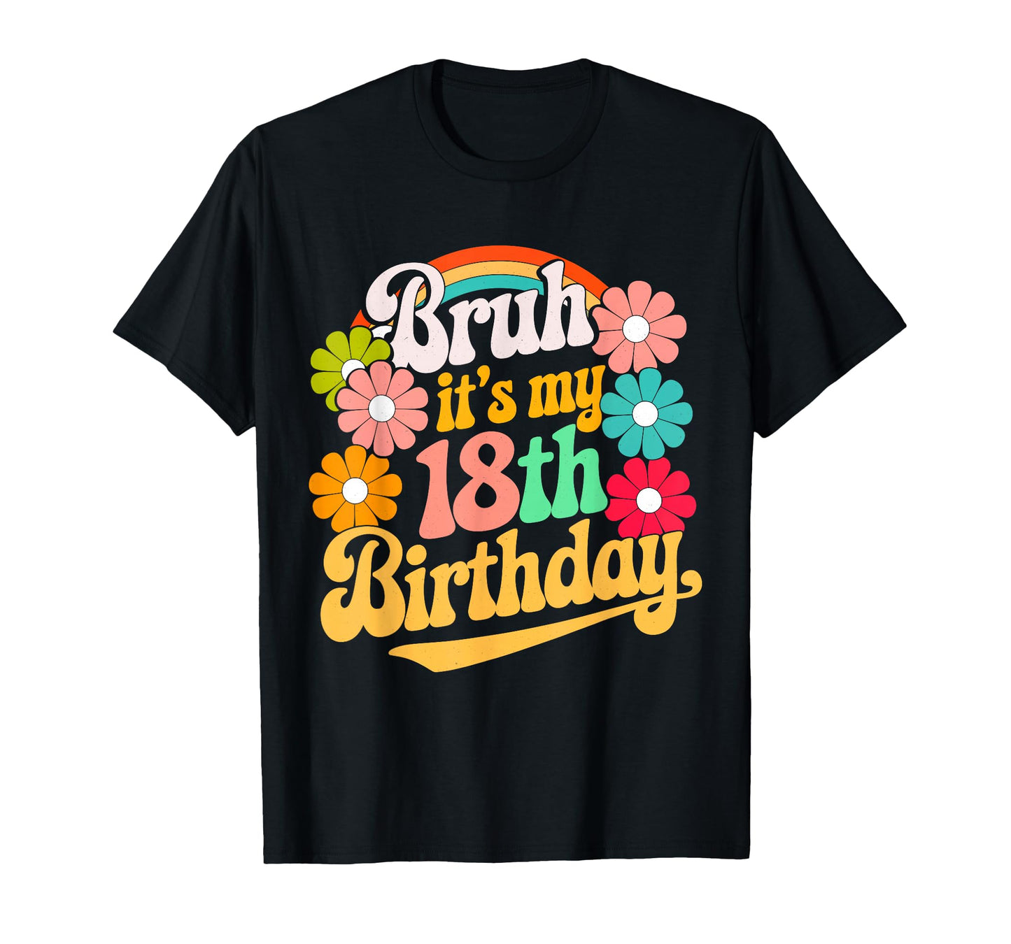 Cute Eighteen Years Old Birthday Girls Party Apparel T-Shirt
