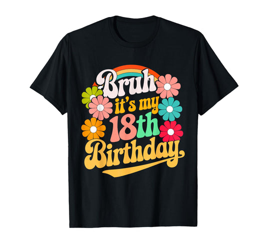 Cute Eighteen Years Old Birthday Girls Party Apparel T-Shirt