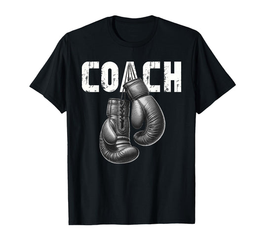 Boxing Coach Kickboxing Boxing Gloves Boxer Sporty Athlete T-Shirt