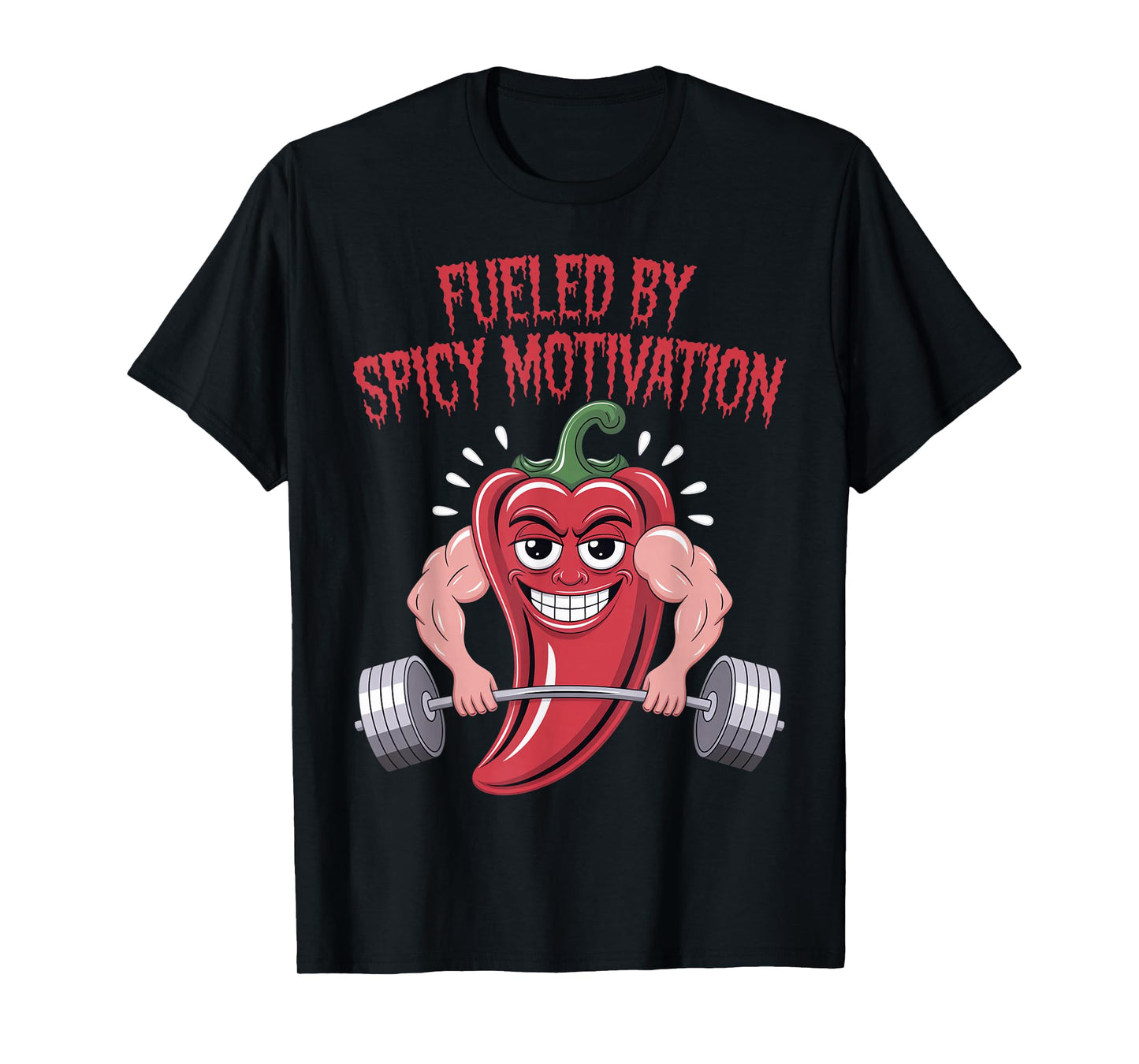 Spicy Pepper Gym Design for Workout Lovers T-Shirt