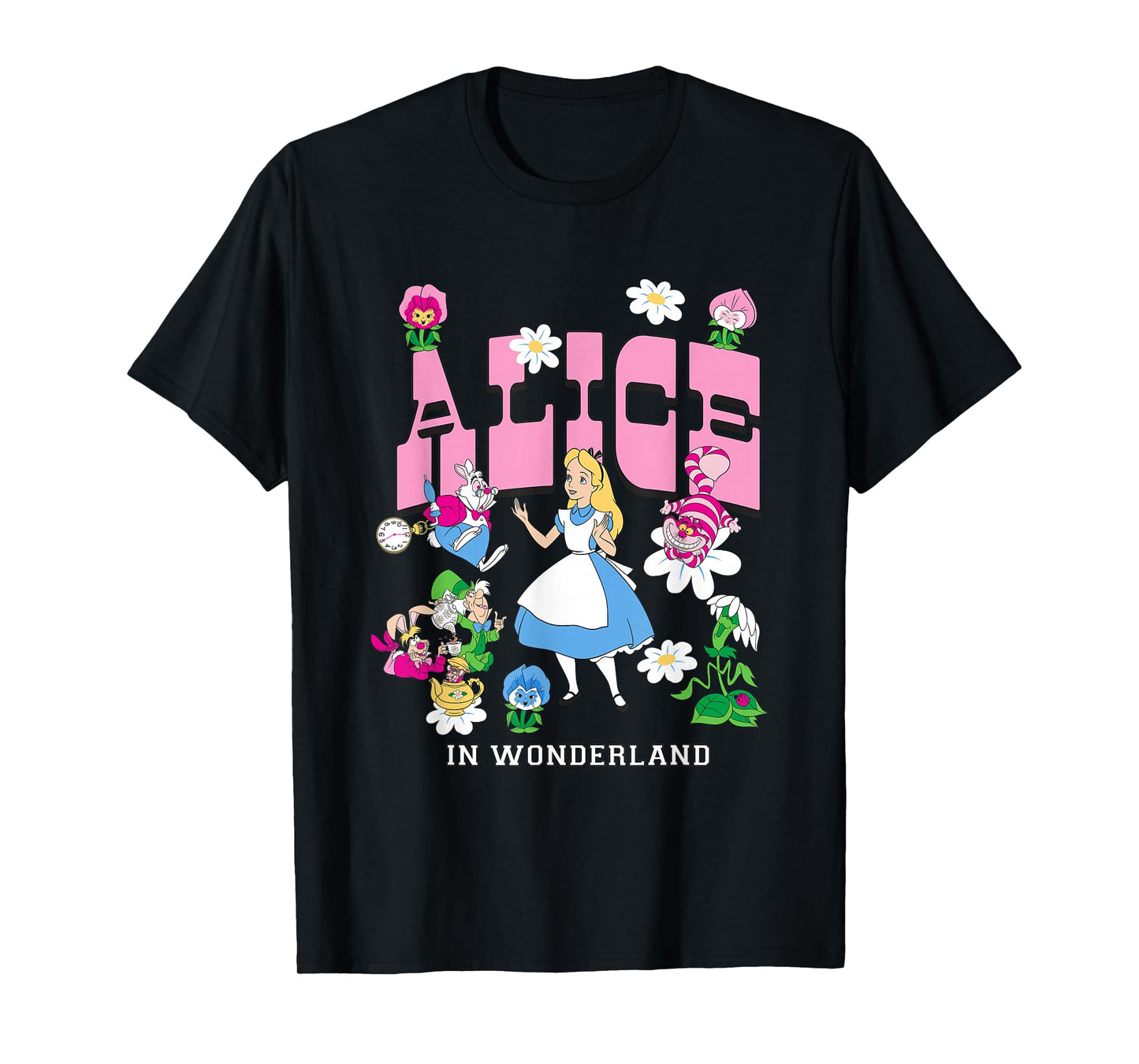 Disney Alice In Wonderland Wildflower Forest T-Shirt