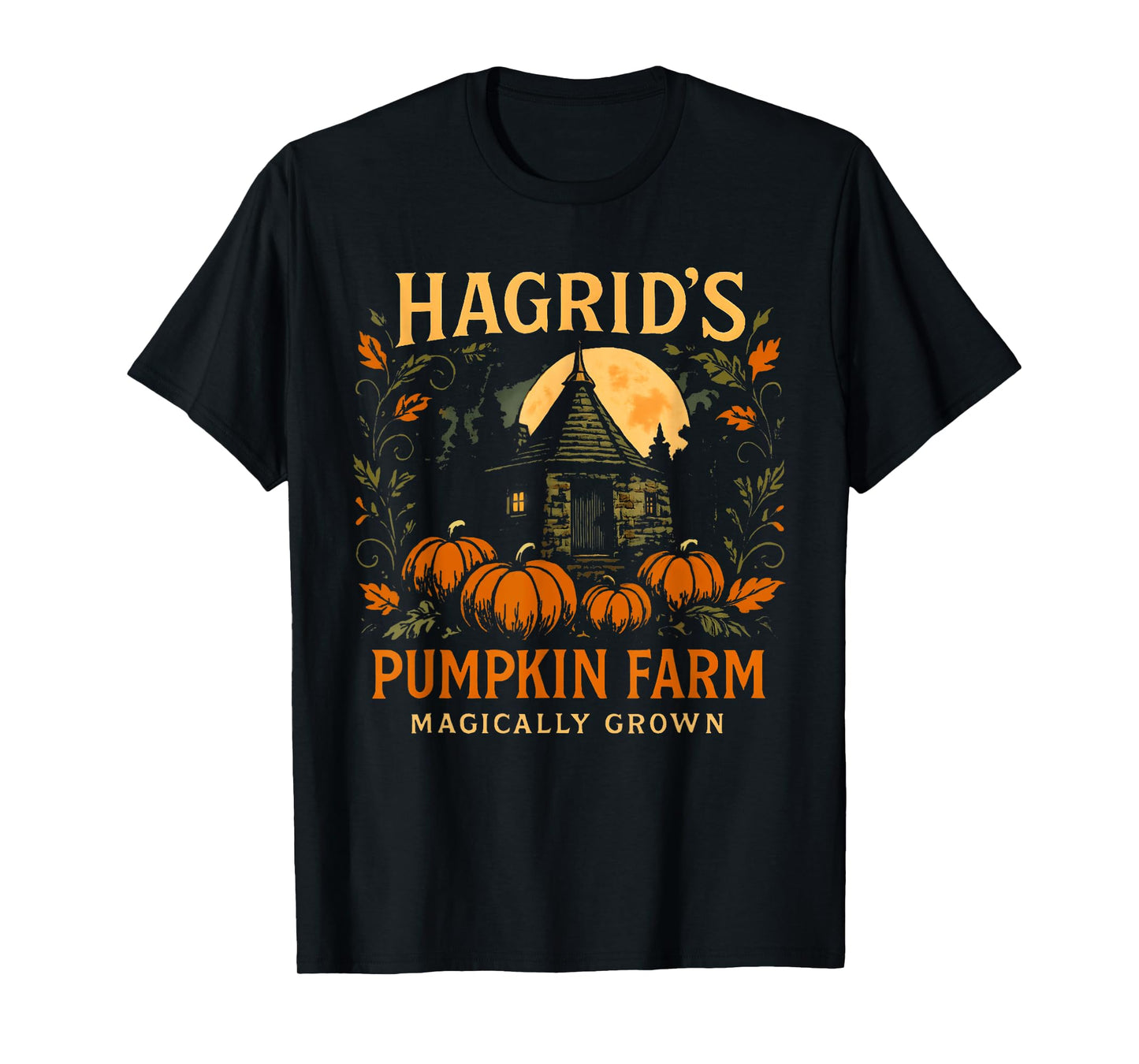 Hagrids Pumpkin Farm Spooky Season Halloween Fun T-Shirt