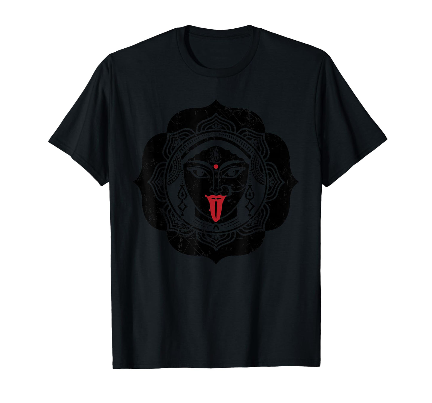 Kali Hindu Deity Goddess Indian Sacred Yoga Puja Kali T-Shirt