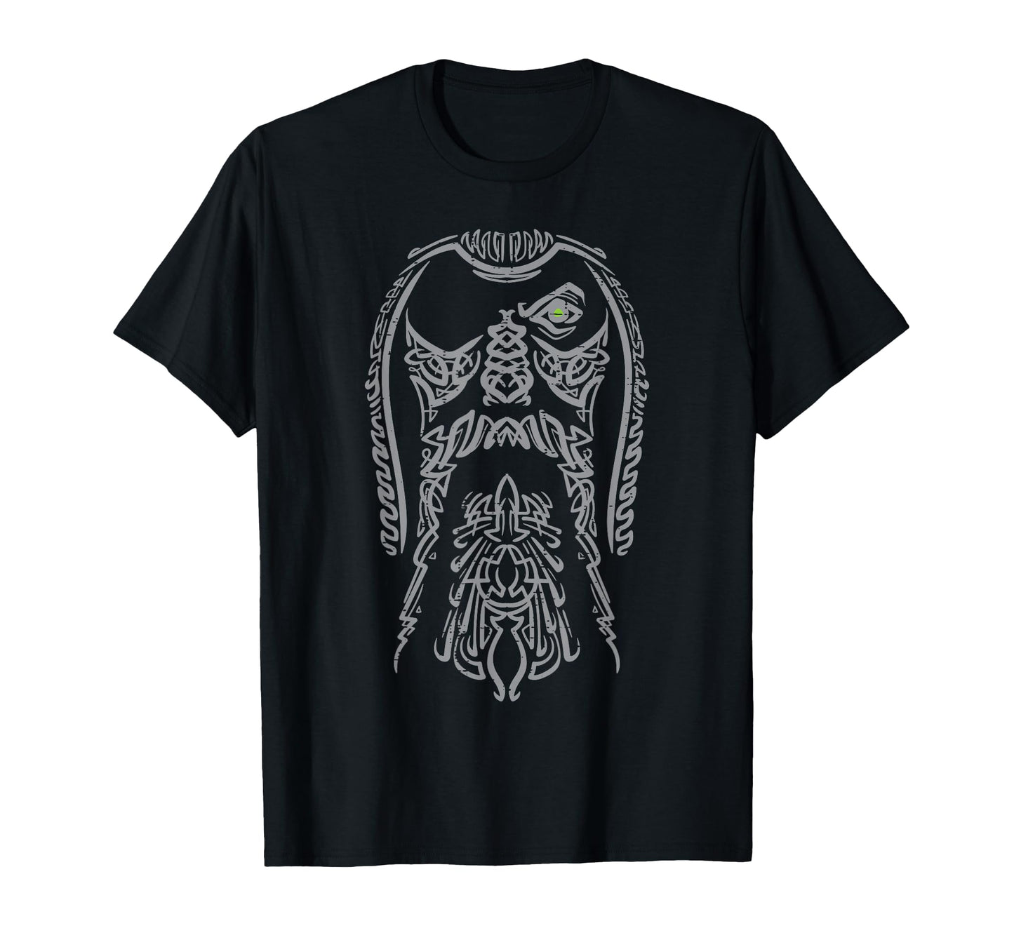 Viking Odin Face Norse Mythology God Men Women Boys Kids T-Shirt