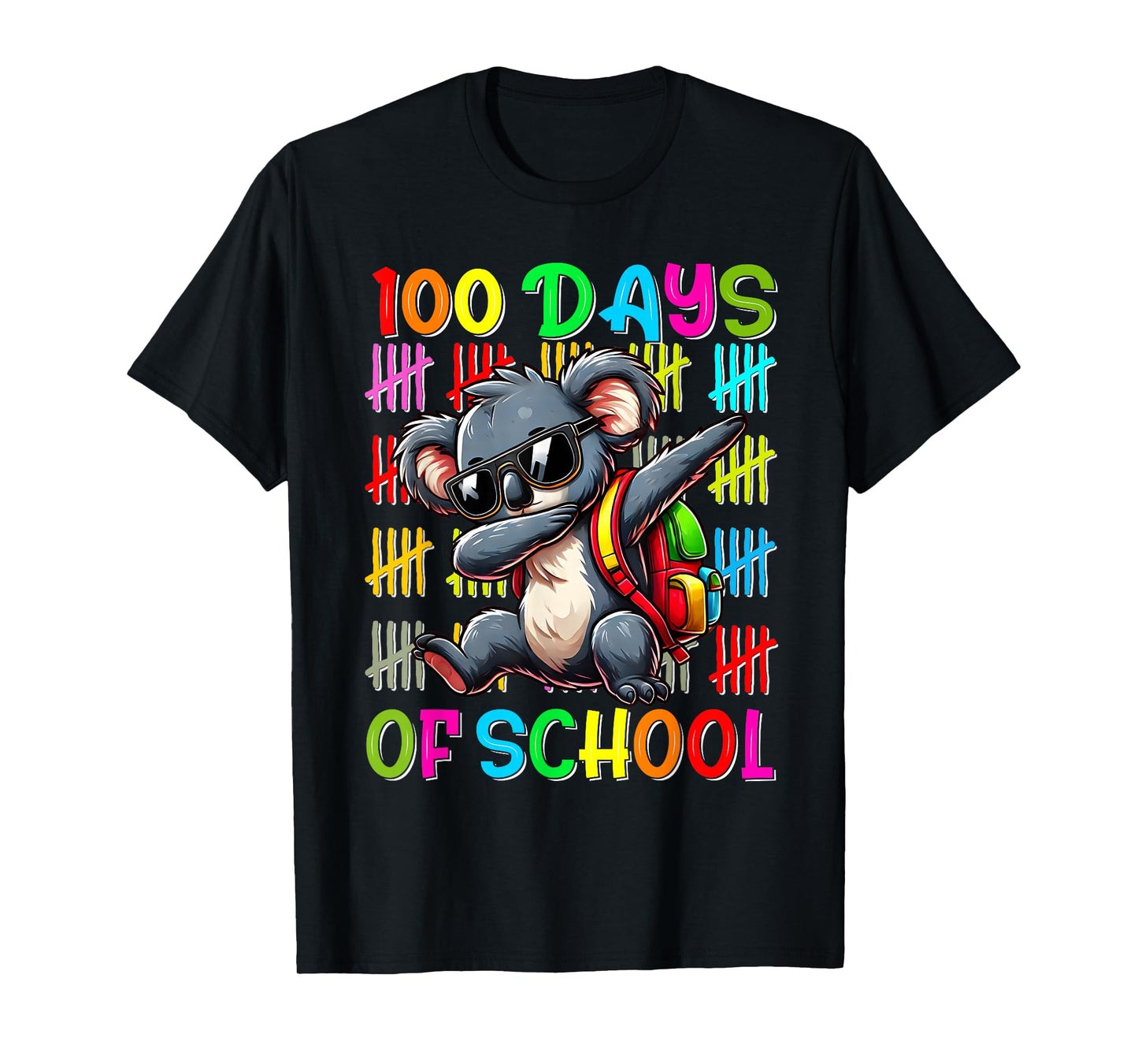 100 Days of School Koala Shirt 100 Days Smarter Koala T-Shirt