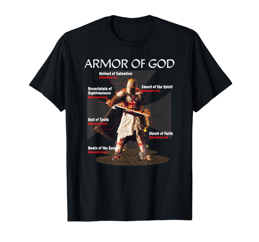 Cool Christian Graphic Religious Verse Gifts Him Men Sayings T-Shirt