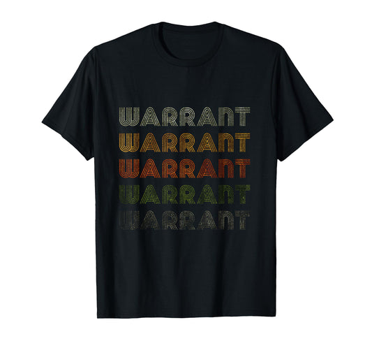 Love Heart Warrant Tee Grunge Vintage Style Black Warrant T-Shirt