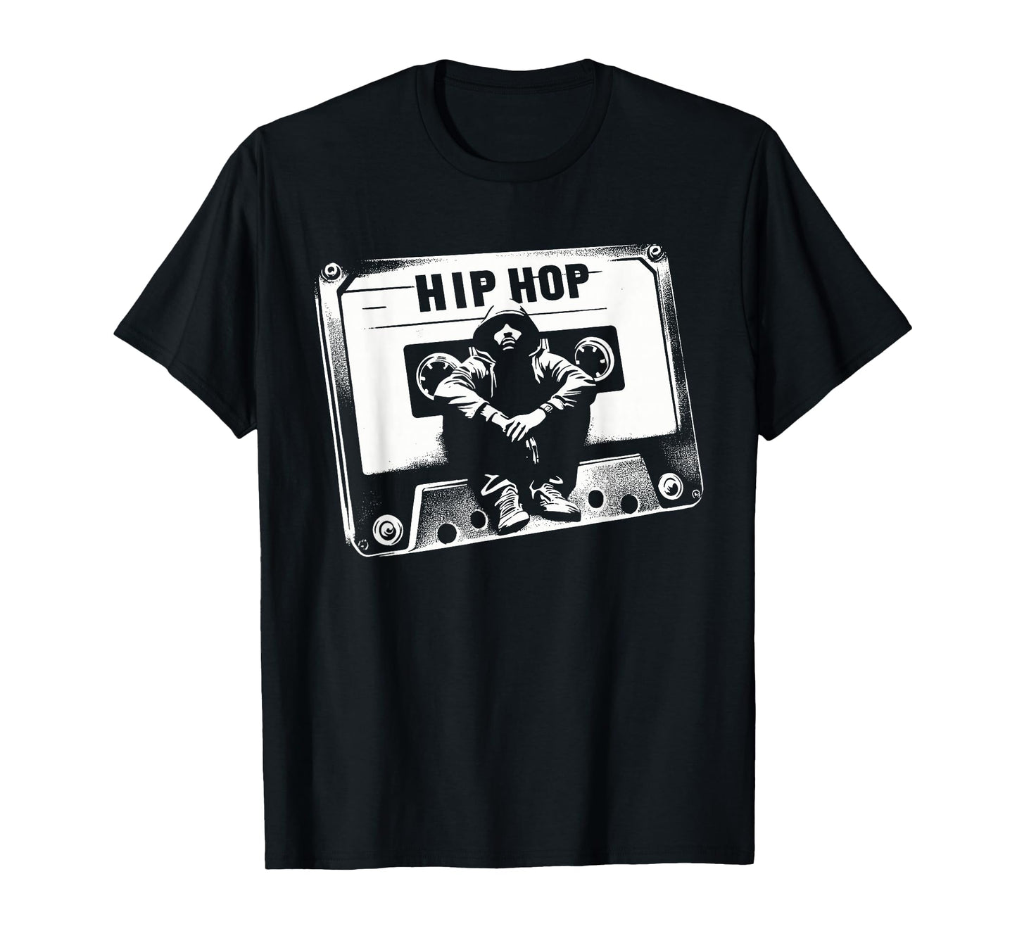 Vintage Cassette Tape Hip Hop Music 80s 90s Retro Graphic T-Shirt