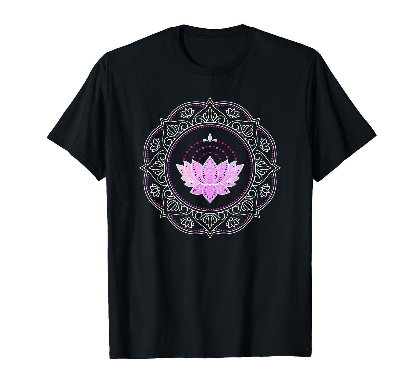 Lotus flower mandala yoga lotus design lotus flower T-Shirt