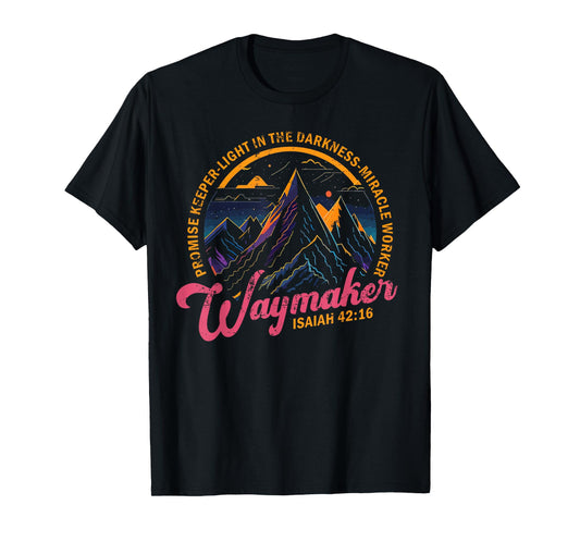 Waymaker Vintage Promise Keeper Miracle Worker Christian T-Shirt