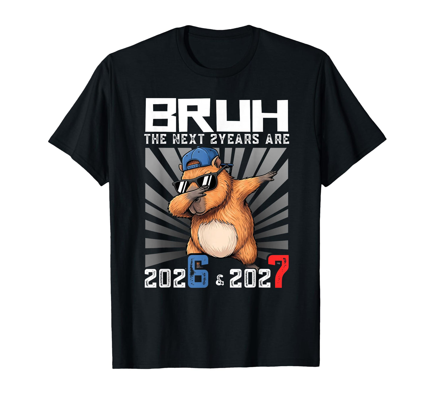 Dabbing Capybara 67 NYE 2026 Boys Kids New Year Eve Party 67 T-Shirt