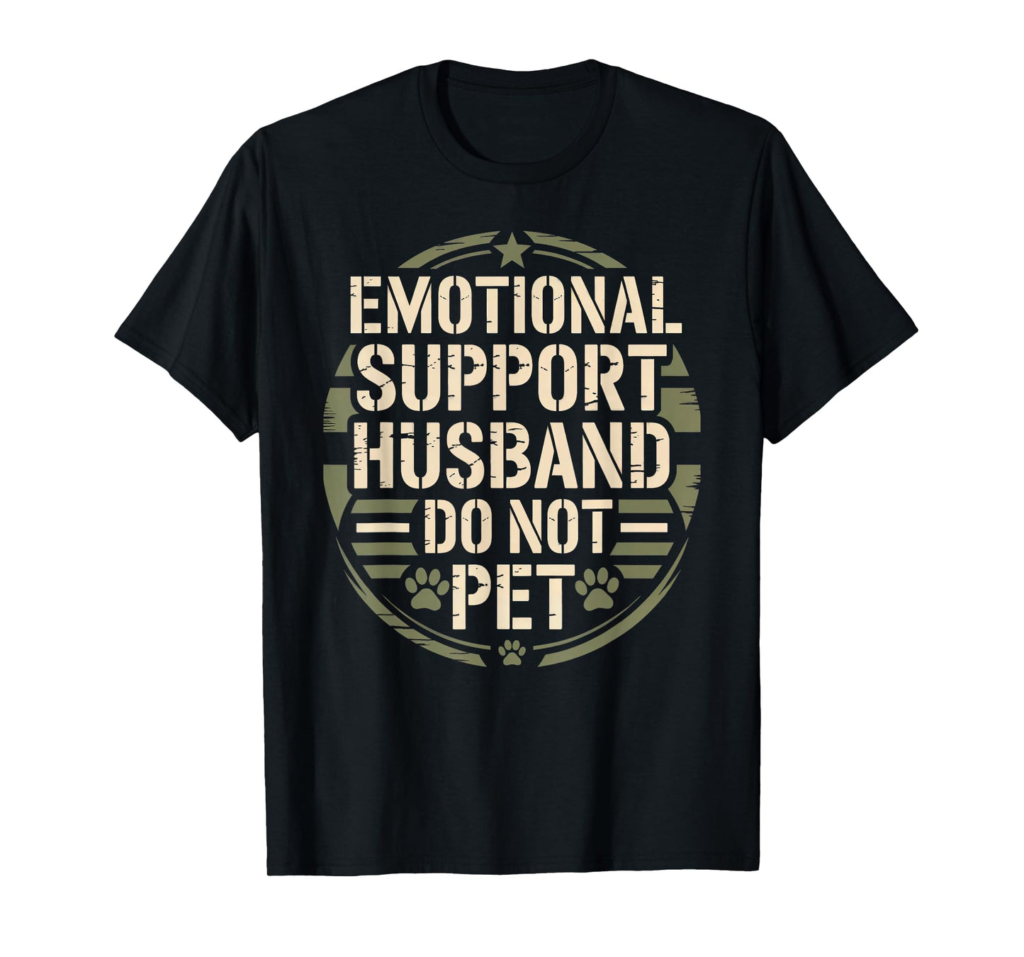 Emotional Support Husband Funny Pet for Men Wife T-Shirt
