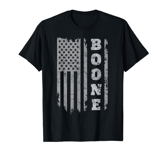 Boone Family Name I Love Boone Personalized Vintage T-Shirt