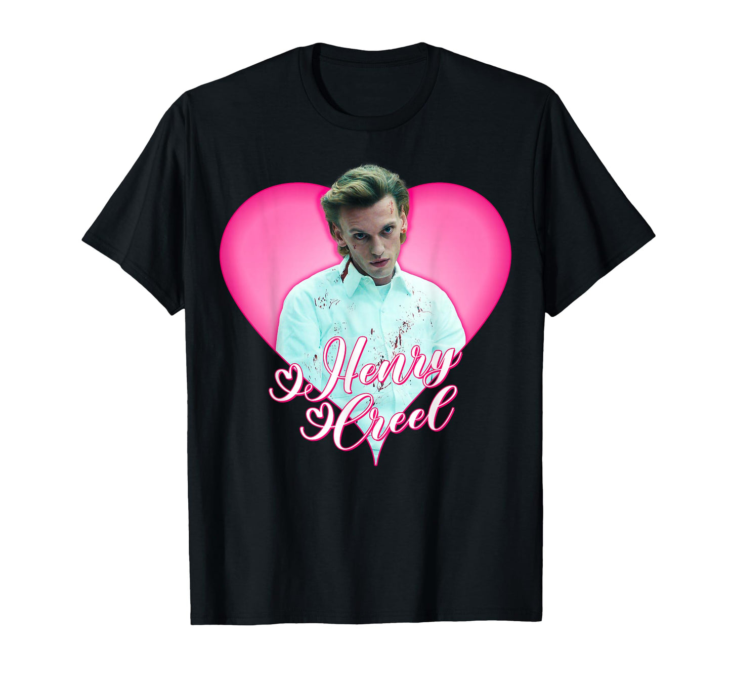 Stranger Things Henry Creel Heart Portrait T-Shirt