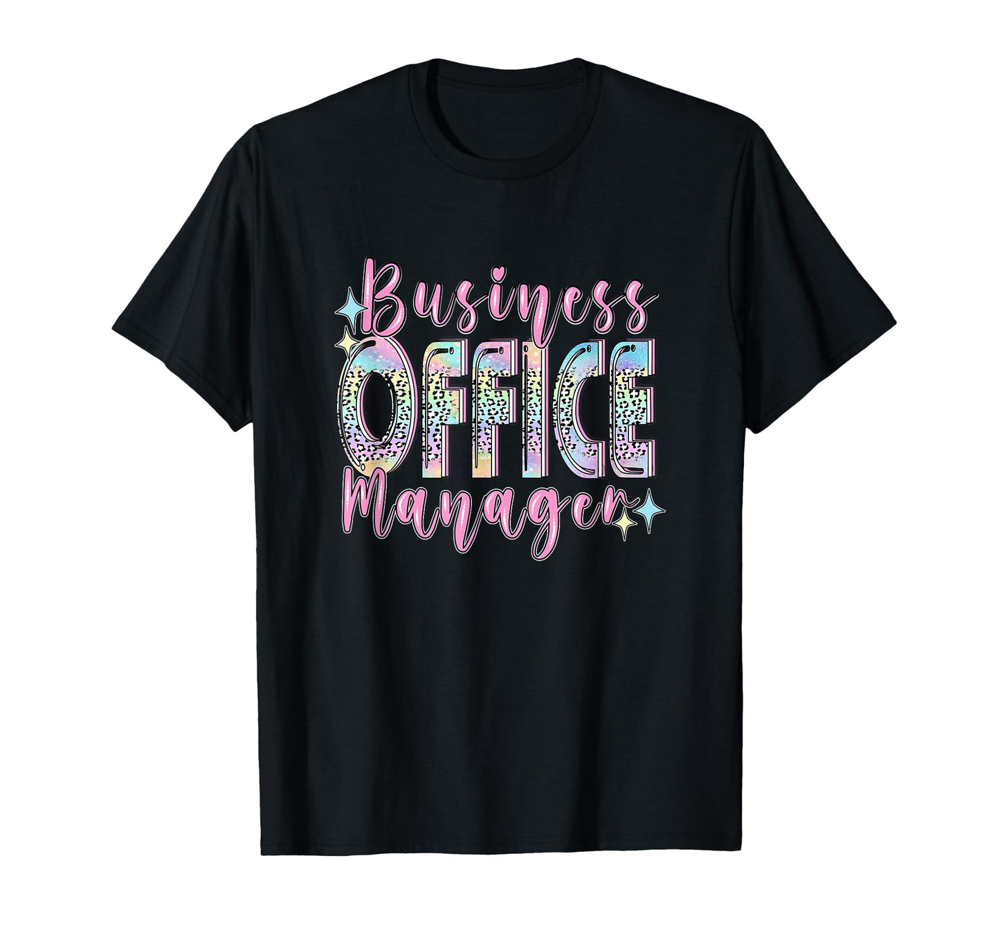 Business Office Manager Funny Front Teamwork Regional Squad T-Shirt
