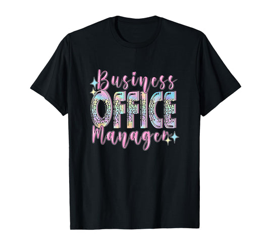 Business Office Manager Funny Front Teamwork Regional Squad T-Shirt