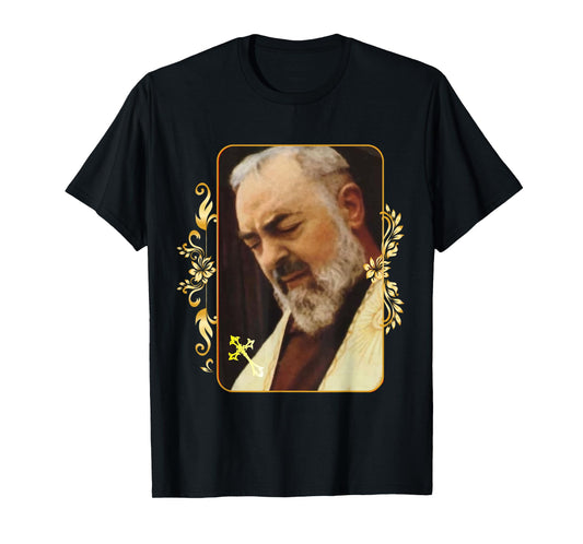 Religious Catholic St Padre Pio Of Pietrelcina T-Shirt T-Shirt