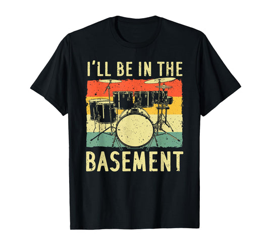 Cool Drumming Design For Men Women Drum Set Drumming Drummer T-Shirt