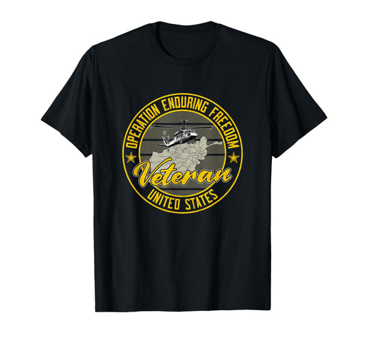 Operation Enduring Freedom OEF Veteran Afghanistan Vintage T-Shirt