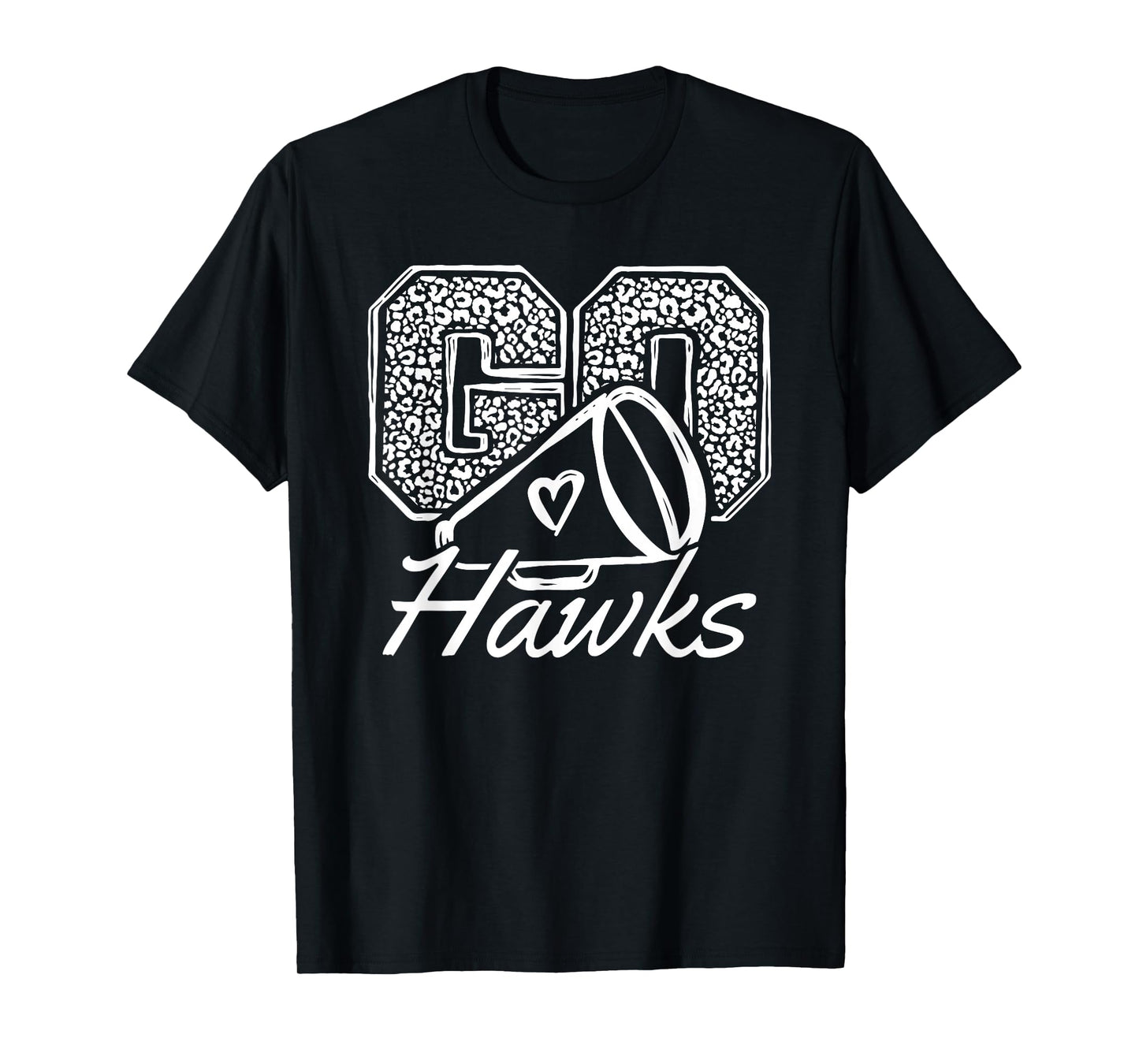 Go Cheer Hawks Sports Name Gifts Men Women Boy Girl T-Shirt
