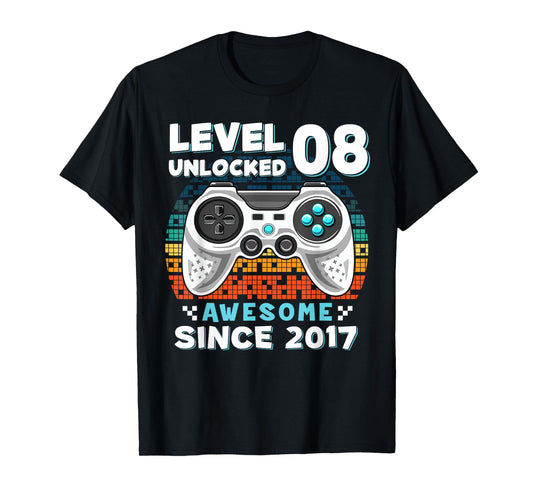 8th Birthday T-Shirt For Boys 8 Years Birthday Gifts T-Shirt