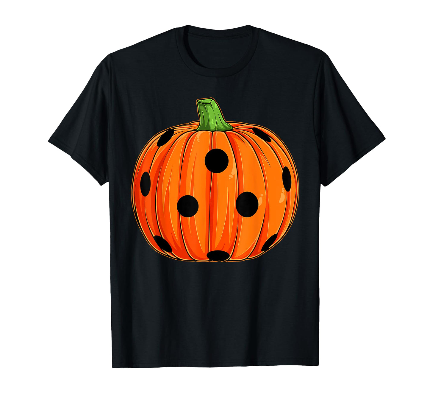 Funny Pickleball Pumpkin Happy Halloween Day Boys Men Women T-Shirt