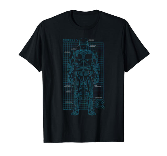 Robocop Schematic T-Shirt