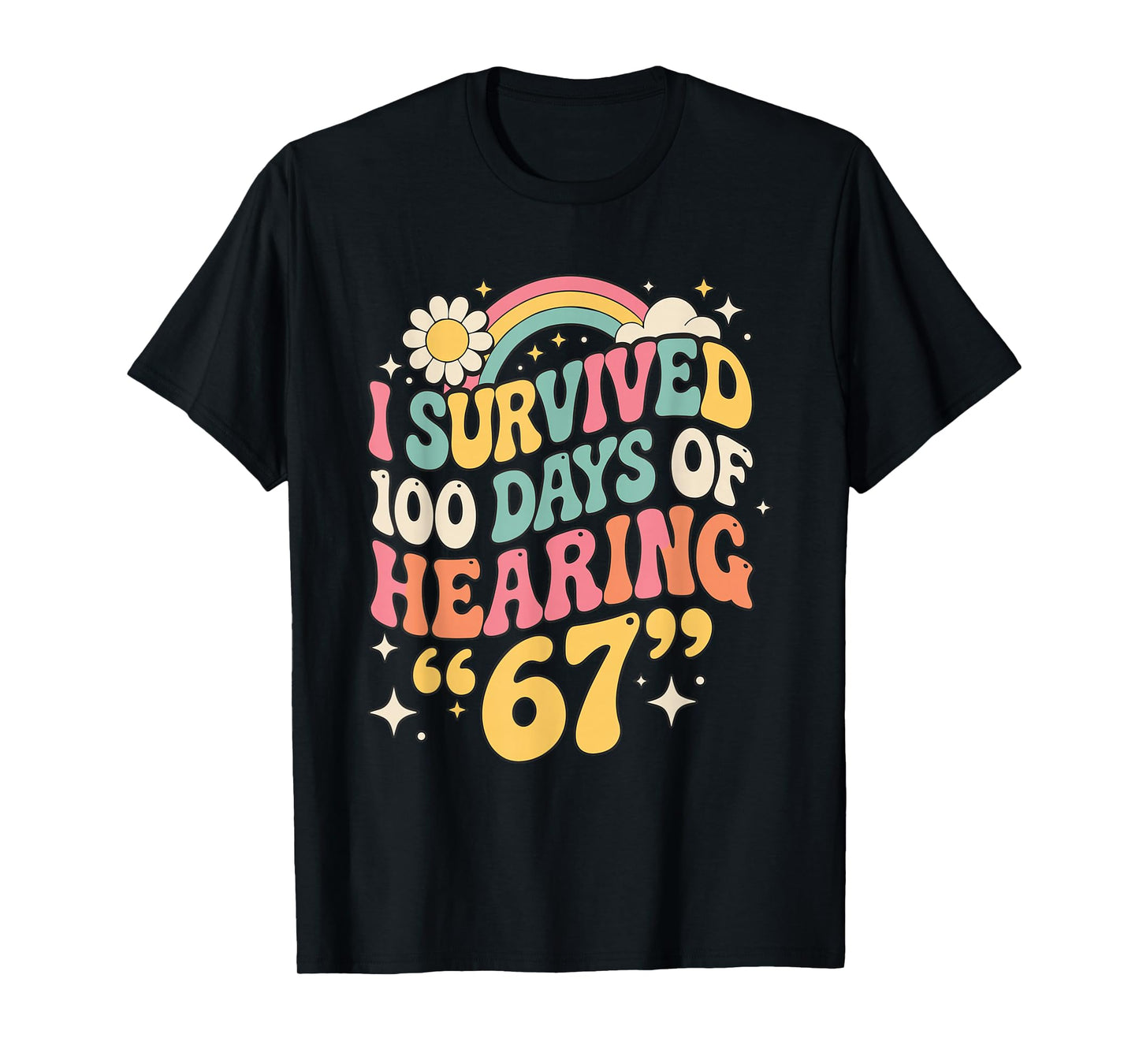 I Survived 100 Days of School Teacher and Student T-Shirt