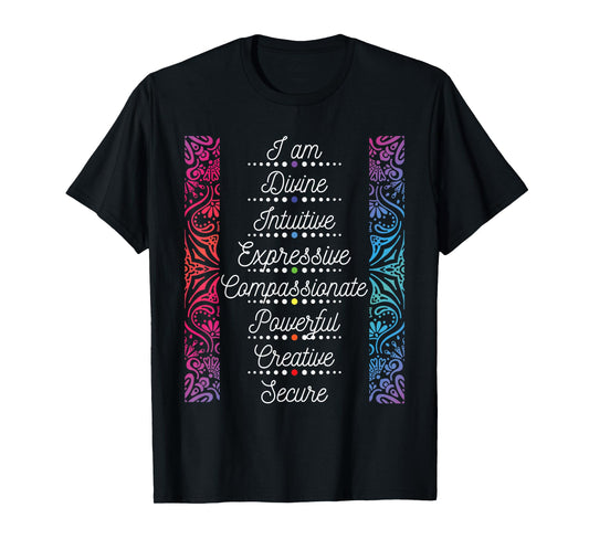 I Am Divine - Reiki Master Holistic Healer Chakra Healing T-Shirt